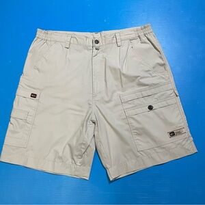 Point Zero Light Tan Cargo Shorts